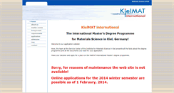 Desktop Screenshot of kielmat.com
